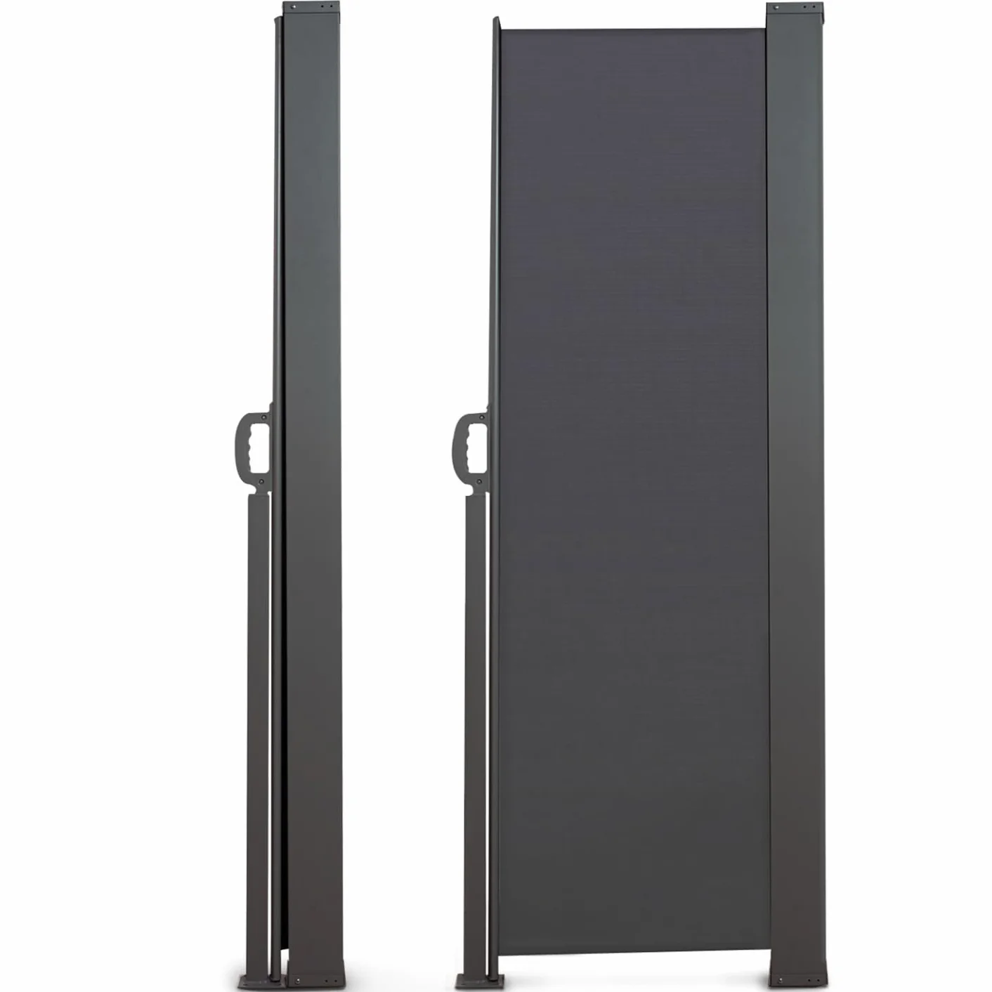 Paravent extérieur rétractable 160 x 300 cm Gris Anthracite
