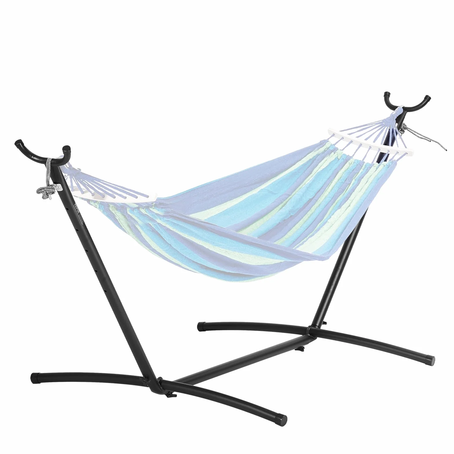 VEVOR Support de Hamac Portable, Charge 204 kg, Cadre en Acier, 2,9-3,85 m