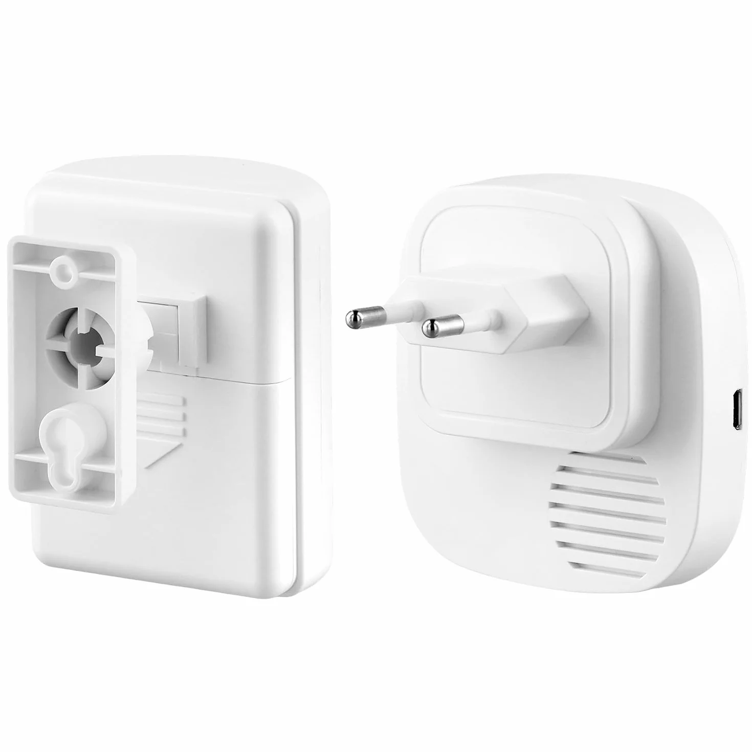 QWORK® Sonnette sans Fil, Sonnette entrée Magasin, 1 Récepteur et 1 détecteur de Mouvement PIRcapteur, 38 Mélodies au 3 Niveau volumes