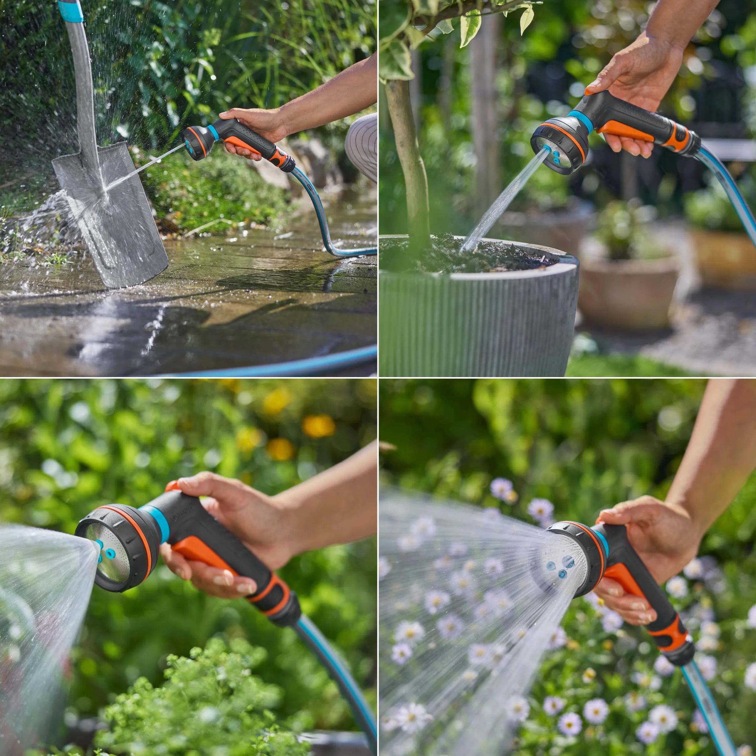 Gardena Classic Pistolet Multi-Applications Pulvérisateur Tuyau d’arrosage Multifonction 18370-20
