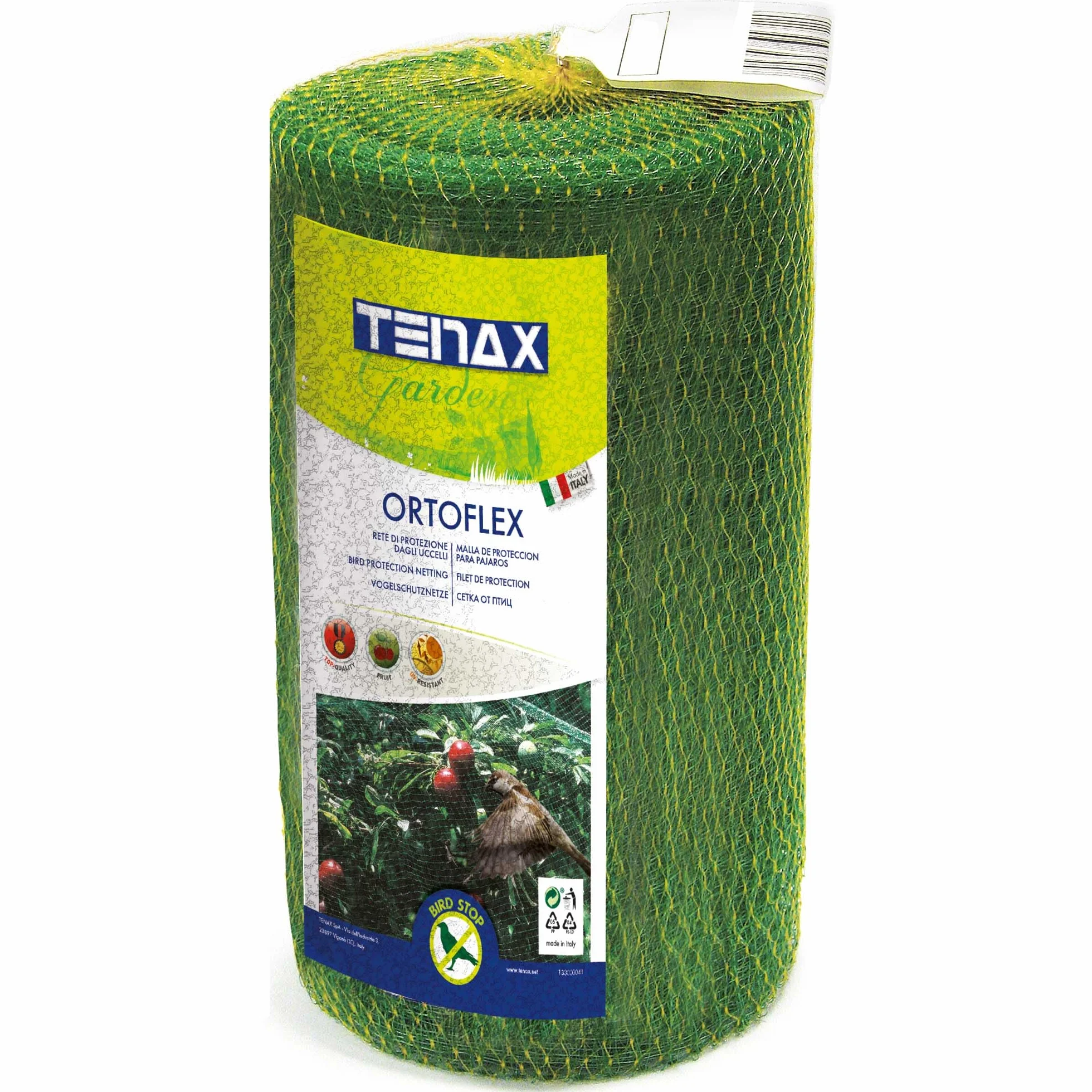 TENAX ORTOFLEX 2,00x10 m Vert Filet Anti-Oiseaux Protection Fruits Semences Cultures