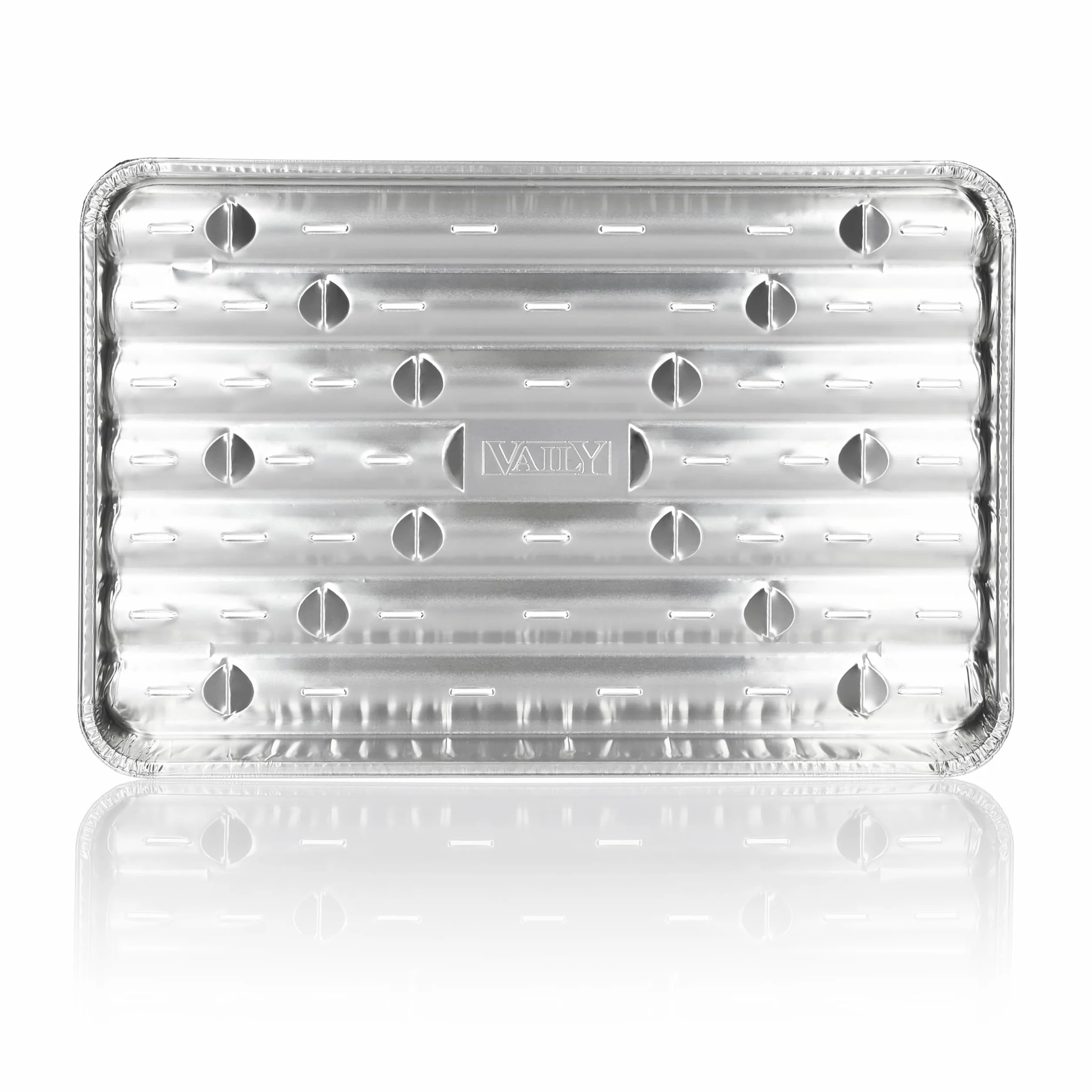 Vaily Barquettes de grill en aluminium lot de 20 - 32,5 x 22 cm pour BBQ