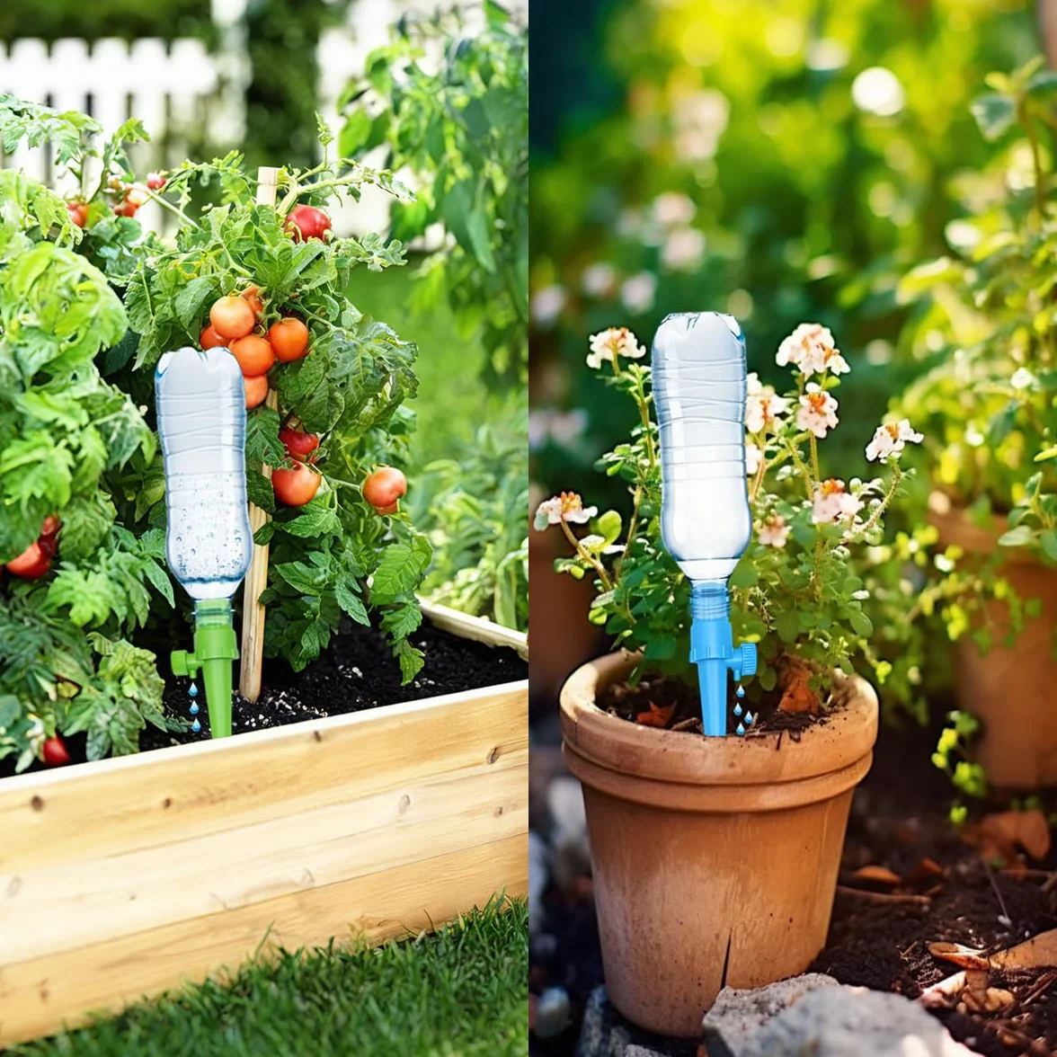 Kit Irrigation Goutte à Goutte 32 Pièces, Arrosage Automatique Réglable pour Plante Intérieur