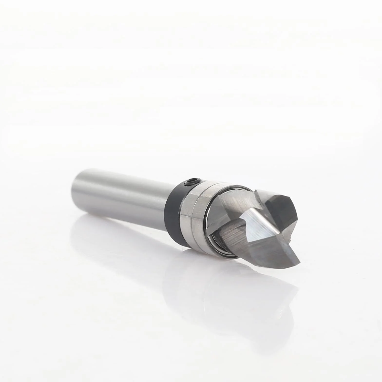 Fraise à Affleurer Spirale à Tige de 8 mm, Coupe de Compression Up&Down, Pour Défonceuse, Rainure en Spirale, Diamètre de Coupe 12 mm, Longueur de Coupe 12,7 mm