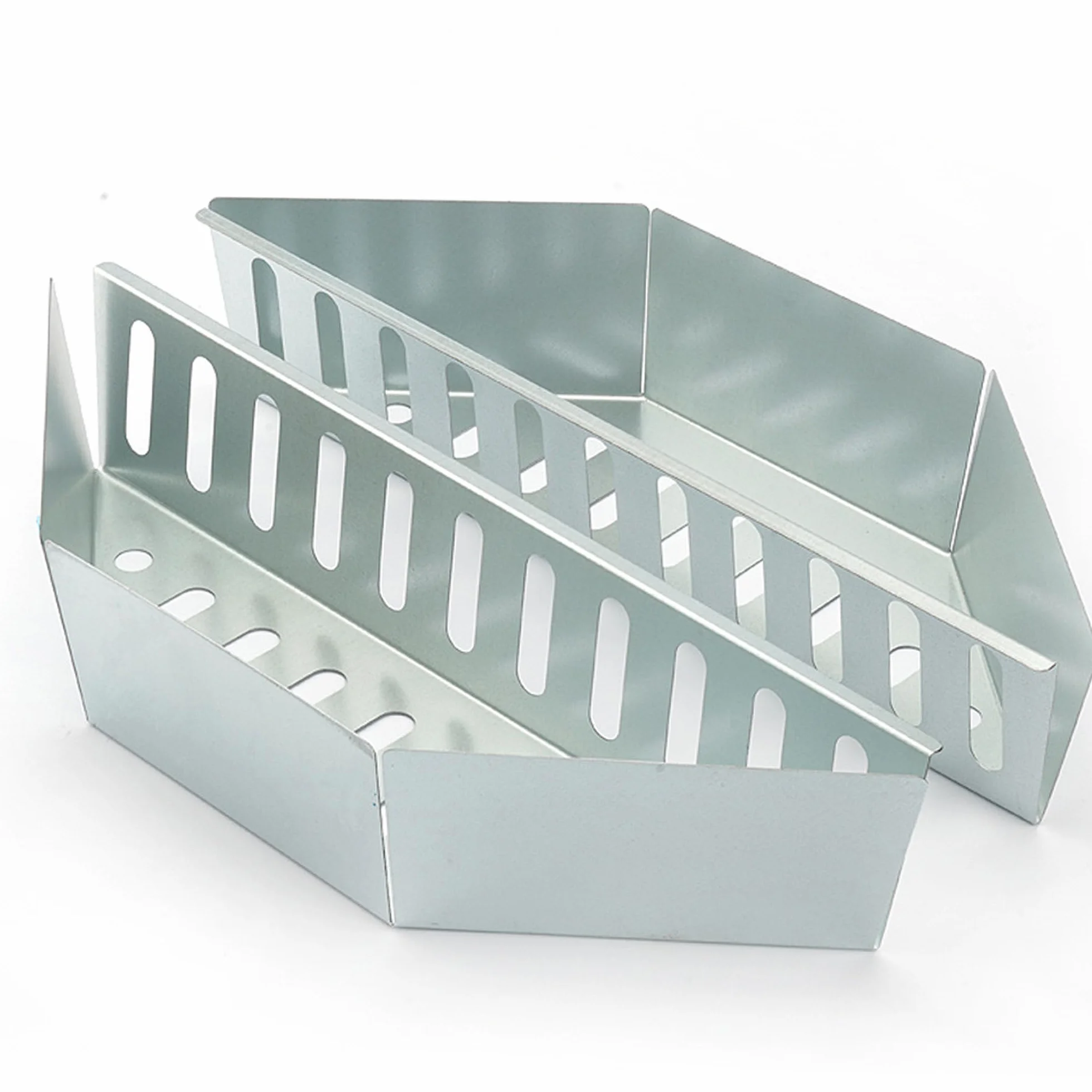 Panier de Barbecue 39 cm, Accessoire BBQ pour Grille à Charbon de Bois, Superposable pour Camping Extérieur