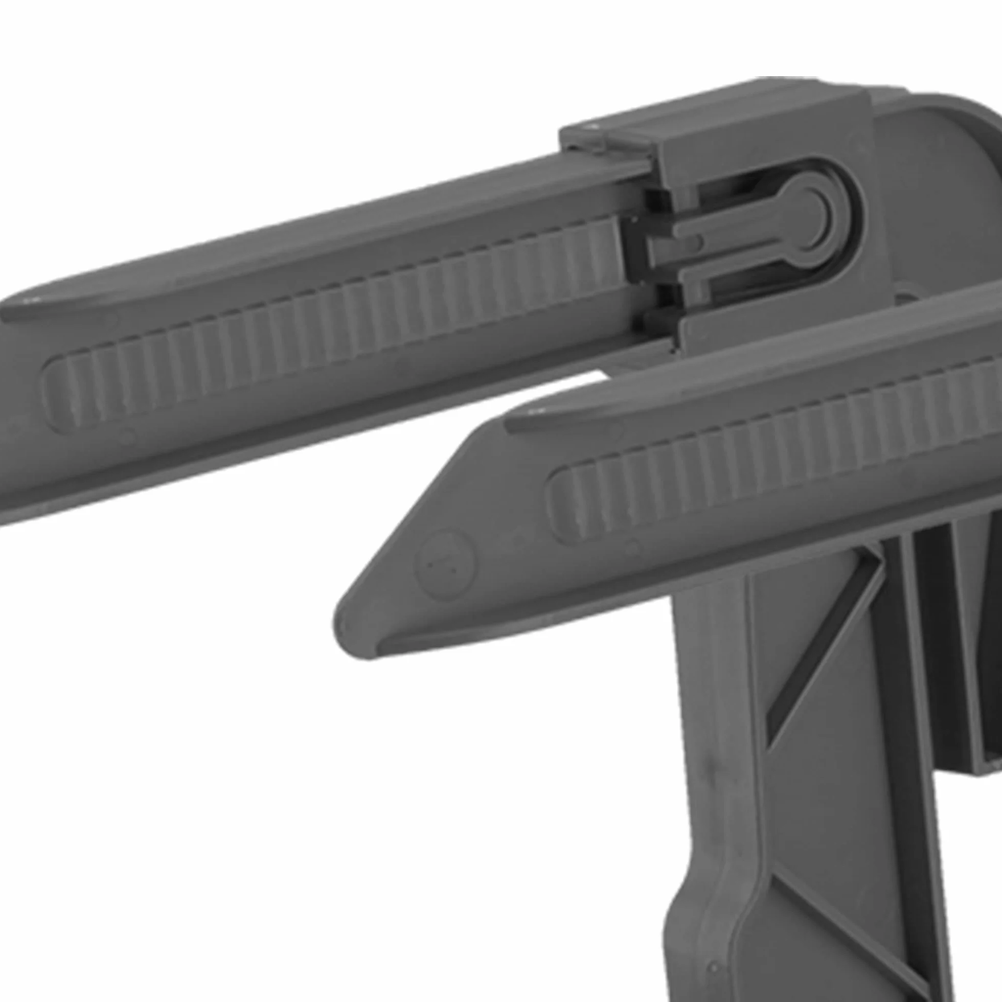 KADAX Jardinière 40 cm avec sous-plateau, Anthracite – Pot de fleurs en plastique pour balcon intérieur extérieur