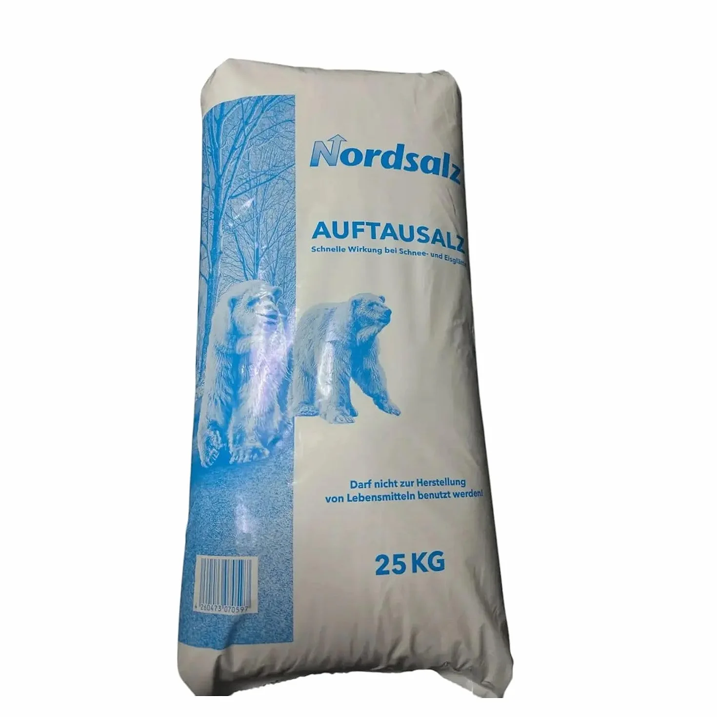 Sel de déneigement Nordsalz 25 kg Landree® effet rapide neige verglas