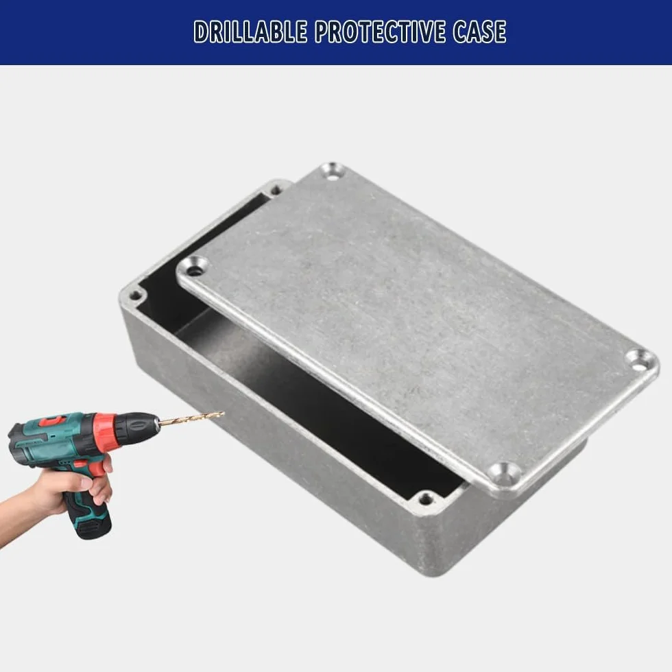 SUPERTOOL Boîtier en aluminium moulé sous pression pour boîtier externe - 1 pièce - 188 x 119 x 37,5 mm