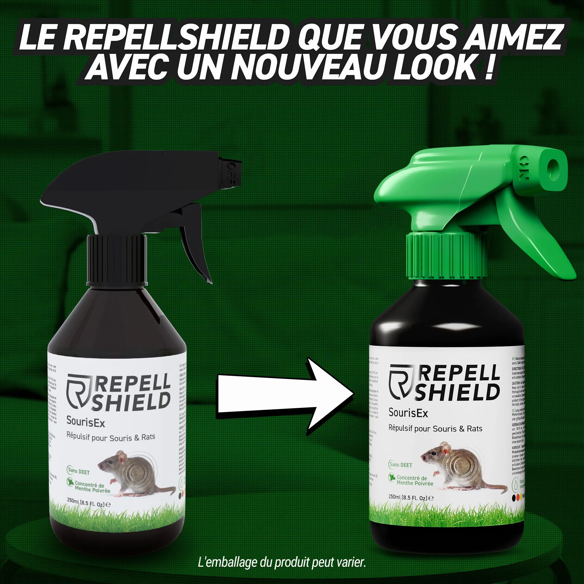 Répulsif Anti Souris & Anti Rat 250ml Non Tachant Huile Essentielle Menthe Poivrée