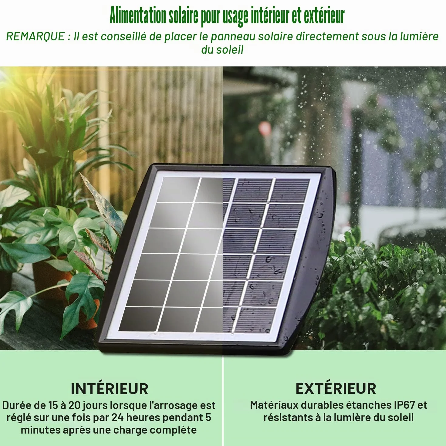 JIYANG Arrosage Automatique Goutte à Goutte 10m Tuyau 6 Modes Anti-siphon Jardin Kits