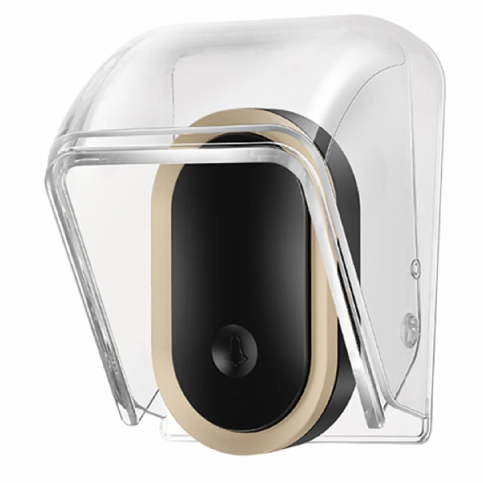 Housse de protection imperméable pour sonnette extérieure 9,7 x 6,4 cm transparente