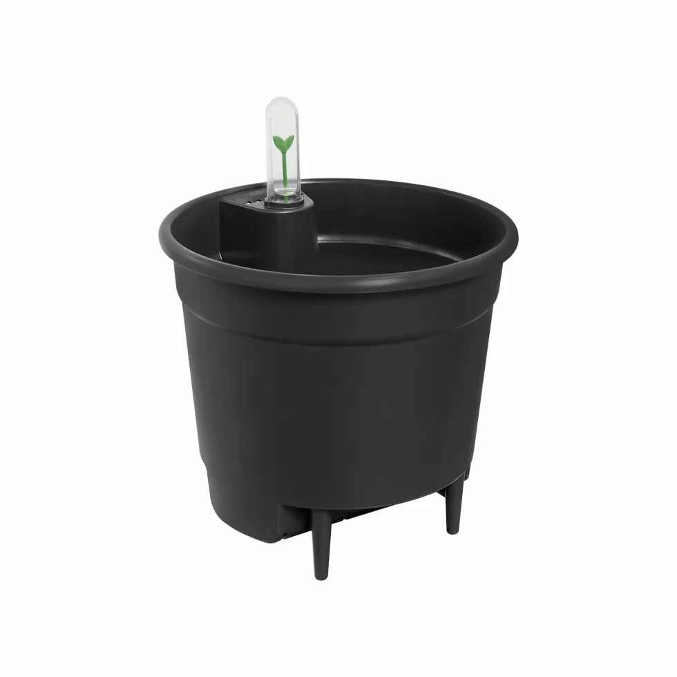 Elho Self-Watering Insert 17 - Accessoires pour Intérieur - Plastique Recyclé - Ø 17.0 x H 15.7 cm - Noir