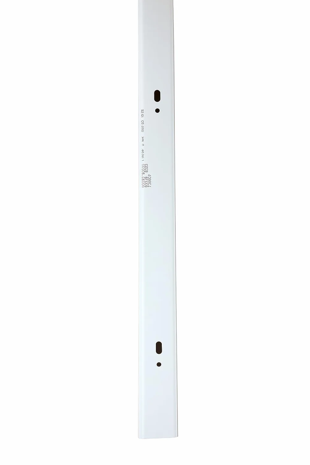 Goulotte Passe-câble en PVC 40 x 40 mm, 2 m de Longueur Totale, Canal d'installation électrique avec Couvercle, Blanc