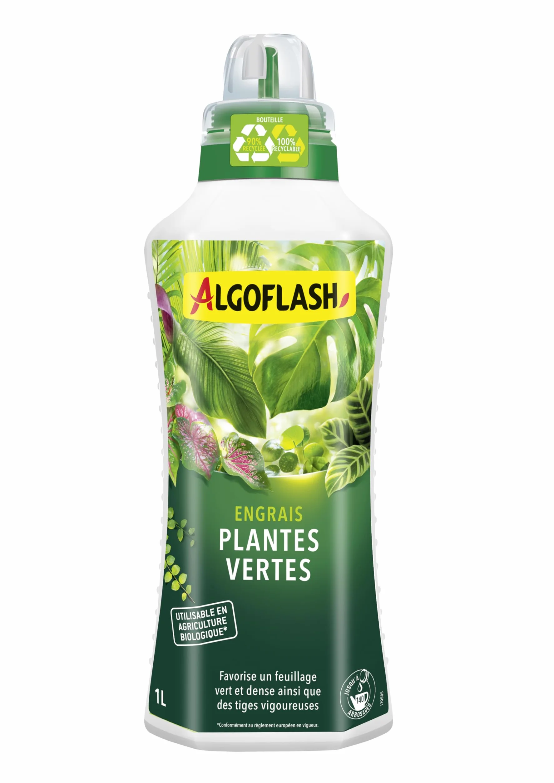Algoflash Engrais Liquide Plantes Vertes 1 L Agriculture Biologique