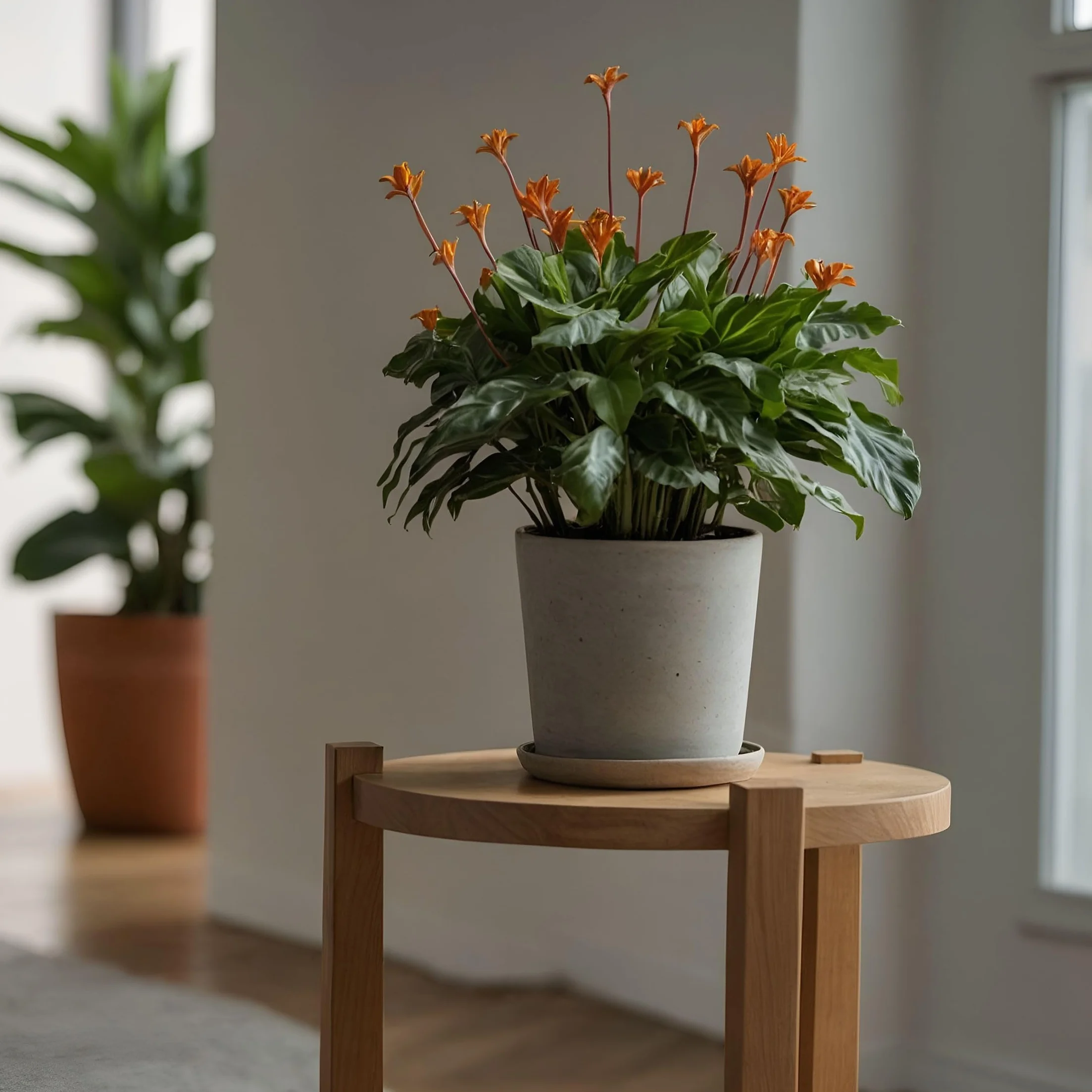 Calathéa crocata 'Tassmania' - Plante d'intérieur - Pot 14cm - Hauteur 40-50cm - Purificateur d'air