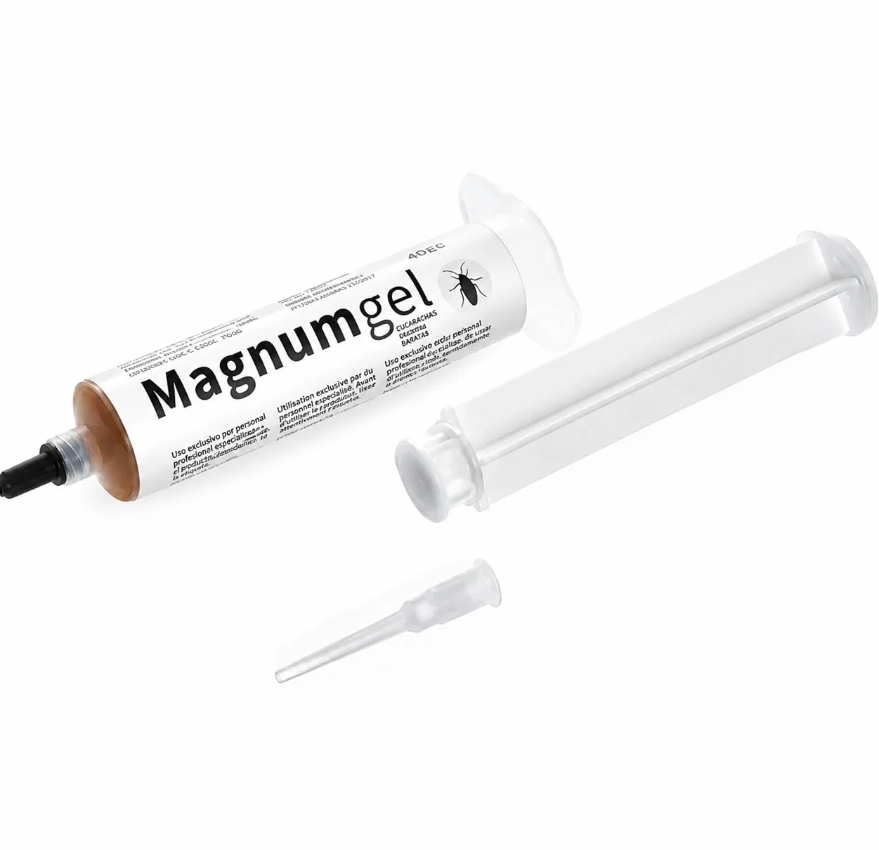 Magnum Gel anti cafard - Traitement professionnel seringue - Produit contre cafards et blattes