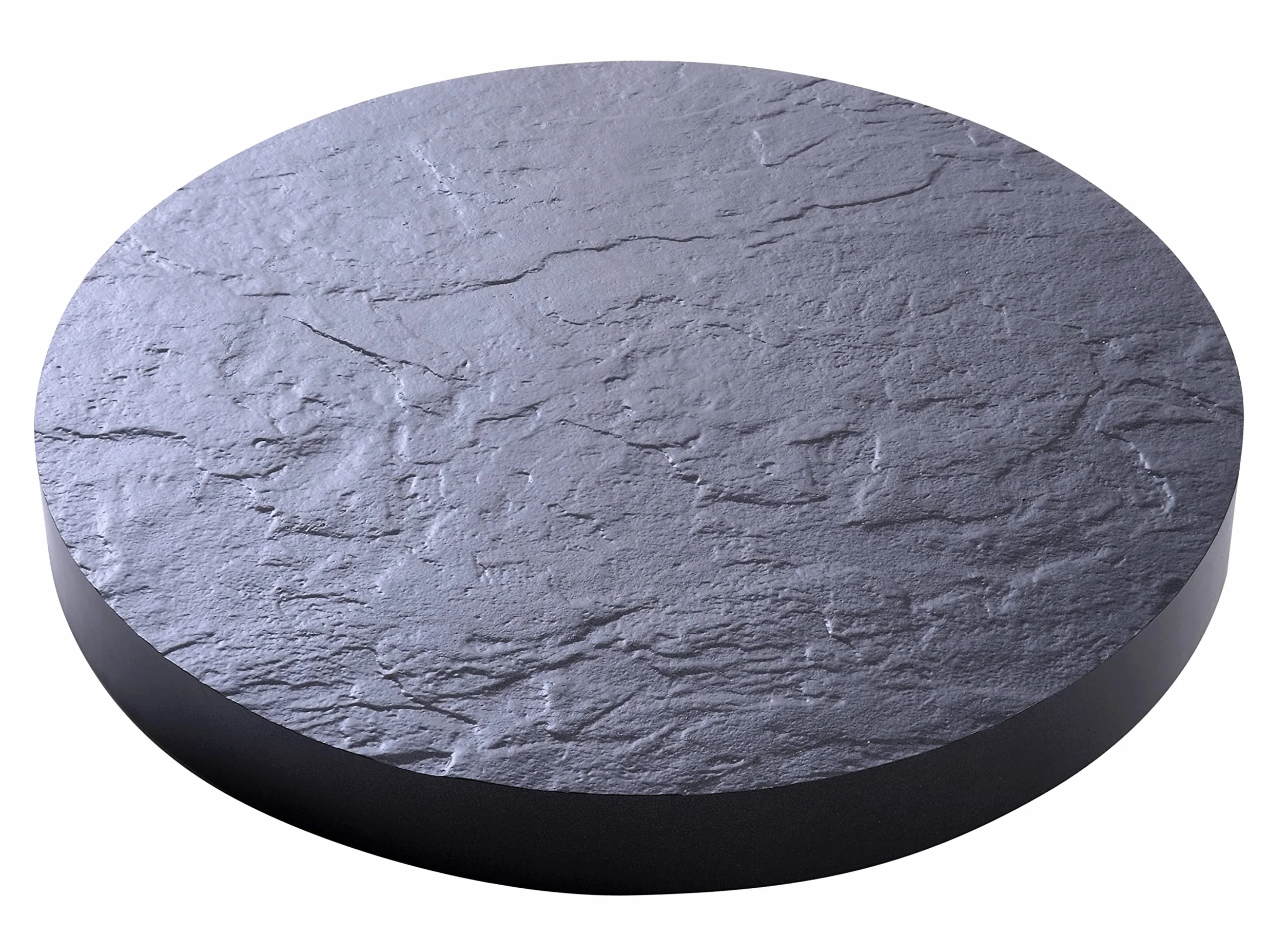 Support à roulettes pour Plantes Ø 40 cm 6 Roues Multidirectionnelles Charge 150 kg Gris Ardoise