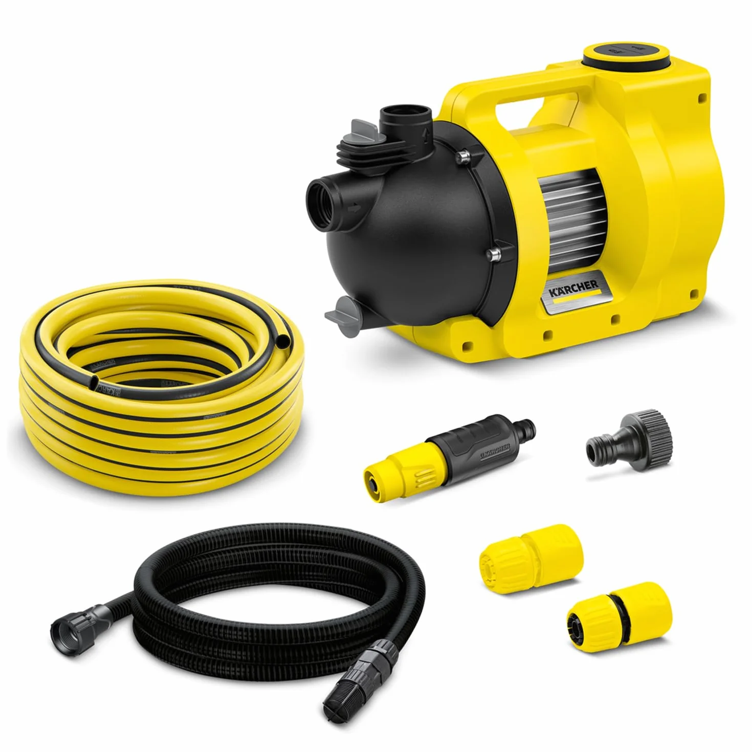 Pompe d'Arrosage Kärcher Bp 5,000 Garden Set Plus, Moteur 600 W, Débit de 5 000 L/H, 4 Bar, HautEUr Manométrique Totale 40 M, HautEUr D’Aspiration Max, 8 m