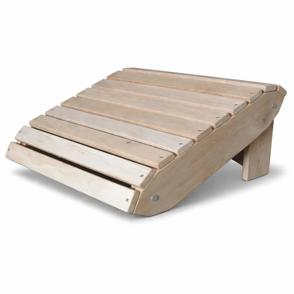 Repose-pieds Adirondack Comfort en bois de chêne massif kit tabouret de jardin table d'appoint
