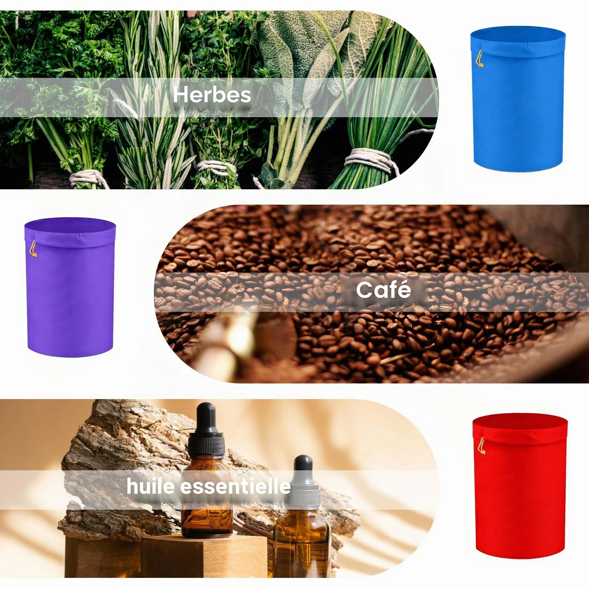Hyindoor Bubble Bag 5 Gallon Kit d'Extraction d'Essence de Herbacée pour Glace