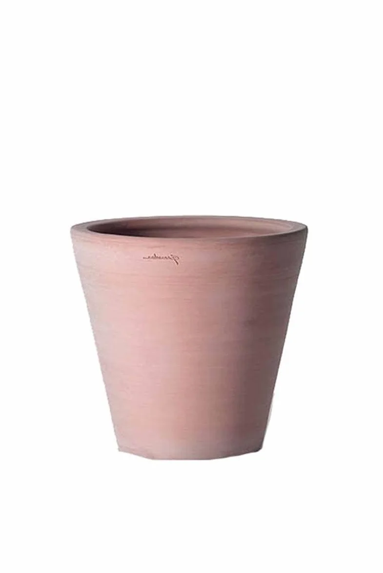Petit cuvier Haut Contemporain en Terre Cuite H 20 D 21 cm