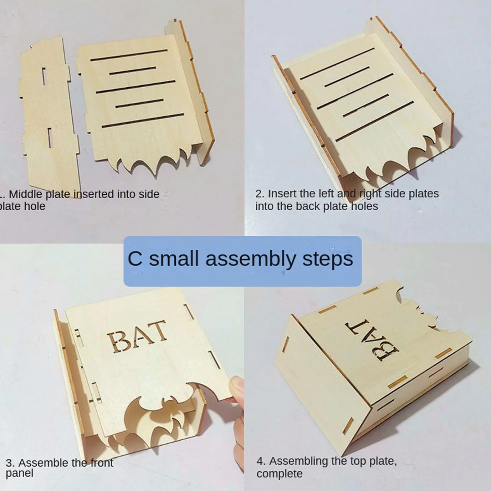 Abri en Bois pour Chauves-Souris Gîte d'Extérieur pour Jardin
