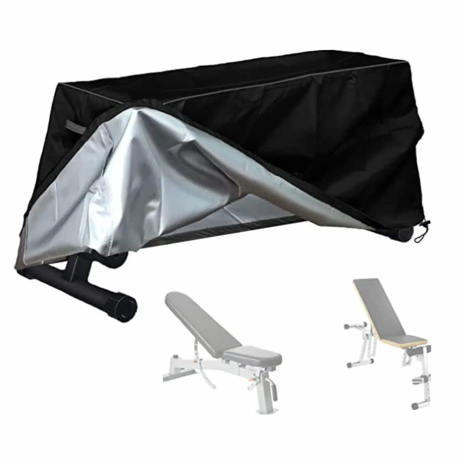 Housse de banc de musculation Oxford 420D imperméable 152 x 46 x 54 cm
