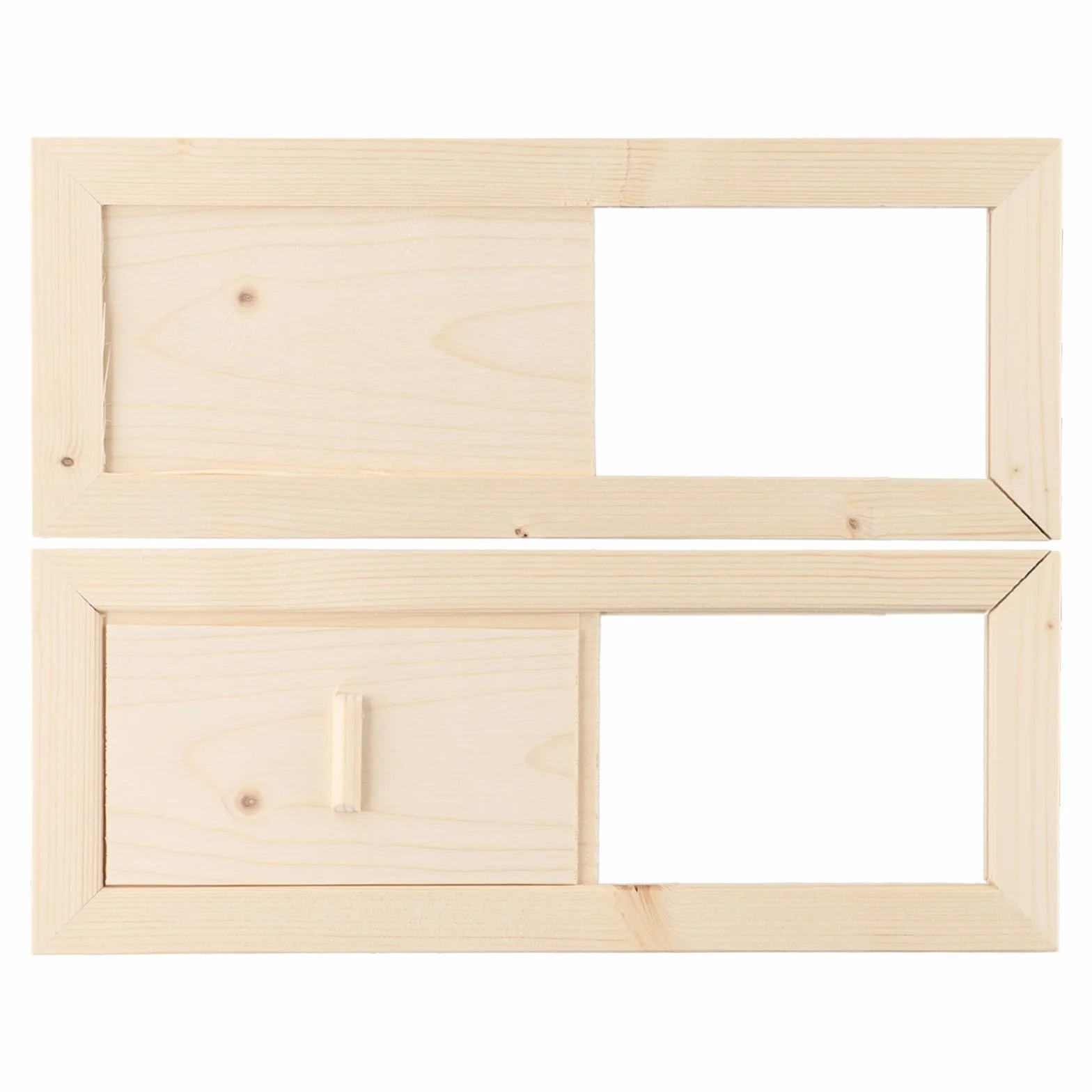 Grille d'aération pour sauna, clapet de ventilation en bois, contrôle optimal du flux d'air