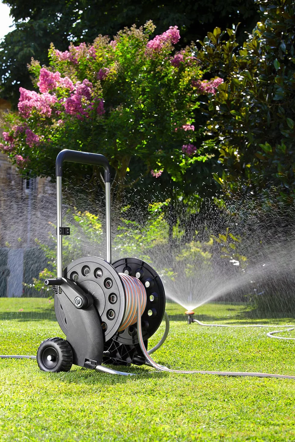Claber Ecosei chariot dévidoir cadre aluminium robuste léger