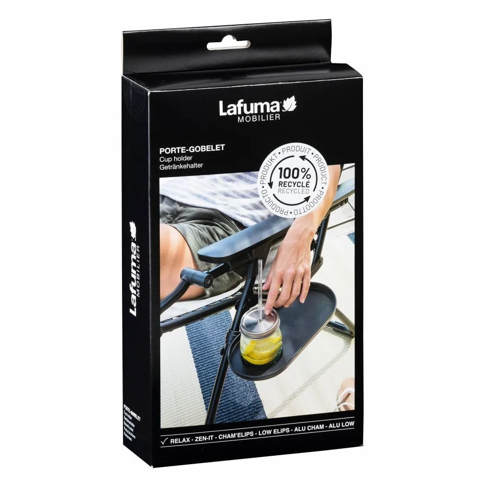 Lafuma Porte-Gobelet Fauteuil Relax Plastique Recyclé Titane LFM5255