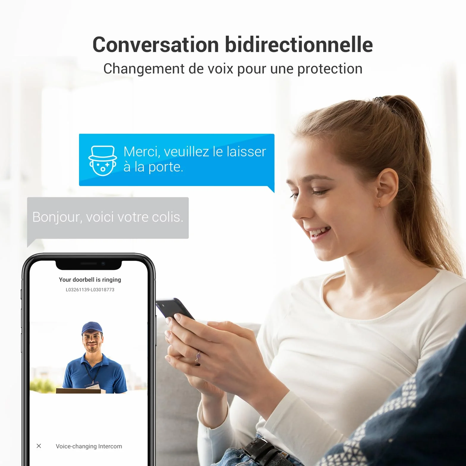 EZVIZ CP7 2K Visiophone Connecté Interphone Vidéo 7 Pouces Moniteur Tactile Unlock à Distance 2 Fils Détection Humaine RFID Audio Bidirectionnel Vision Nocturne Étanche WiFi bi-Bande