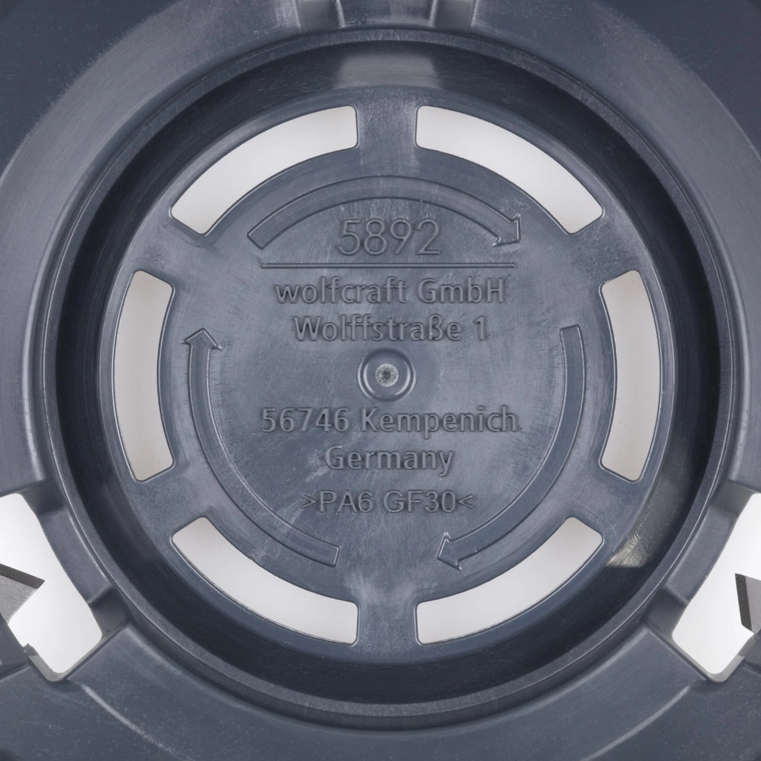 wolfcraft Fraisoir d'affleurage pour plaques de plâtre, Ø 68 mm I 5892000 I Pour l'installation affleurante de boîtes d’encastrement