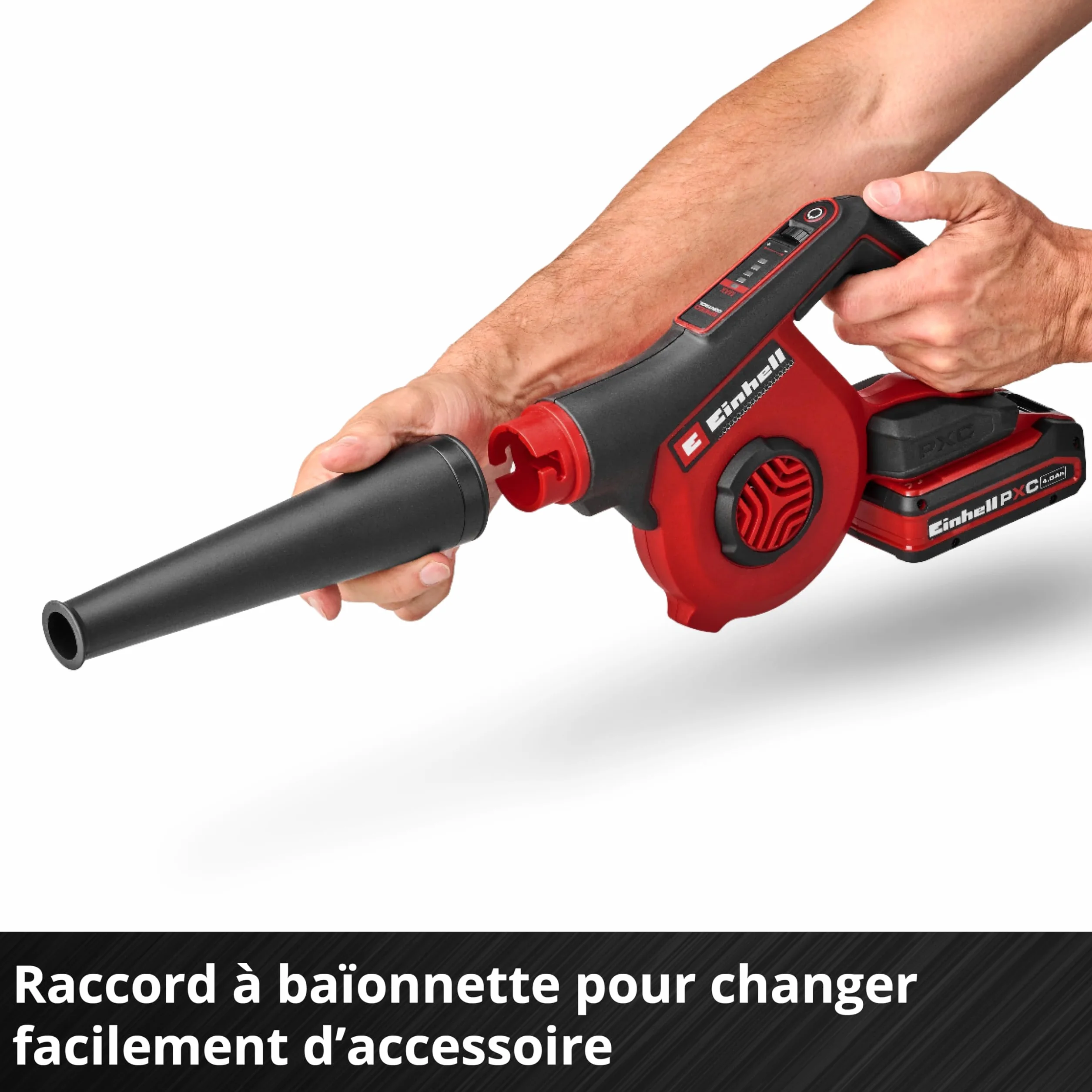 Souffleur sans fil Einhell TE-CB 18/270 Li-Solo Power X-Change 18 V 270 km/h 5 niveaux