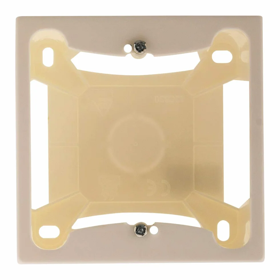 Zenitech Cadre saillie 80 x 80 x 40 entraxe 60mm - Blanc