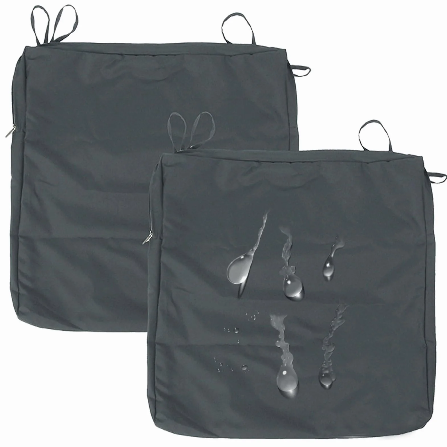 Housse de Coussin 60x60/45x45/50x50cm Exterieur Impermeable pour Salon de Jardin
