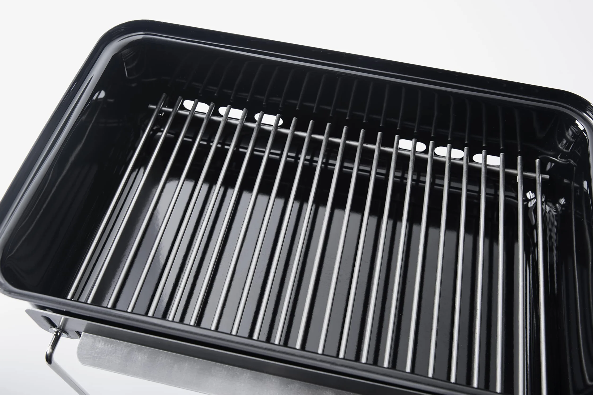 Weber Barbecue au Charbon Go-Anywhere Portable, Pieds Repliables, Design Compact, 42x26 cm, Noir