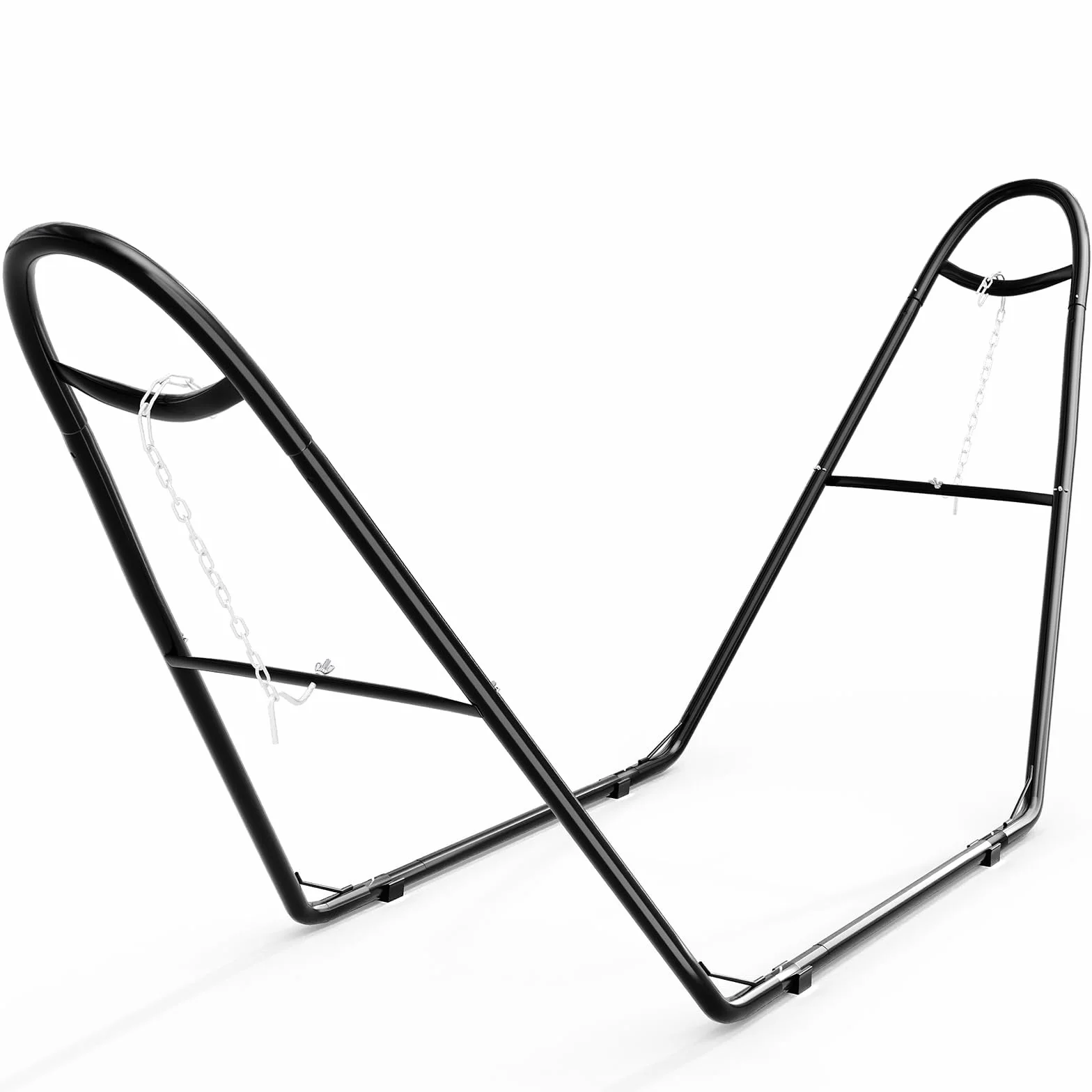 Support Universel pour hamac Double 250 kg 2,7-4,2 m Noir