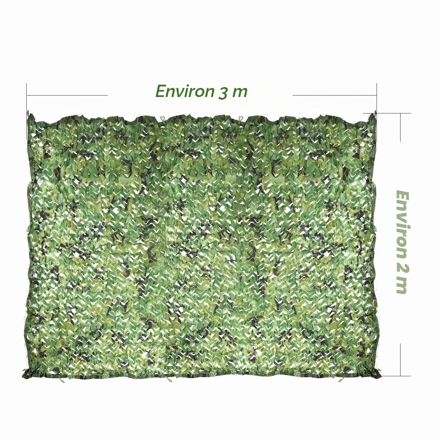 Tissu Oxford Filet Pare-Soleil 2x3 mètres Camping Plein Air Jardin
