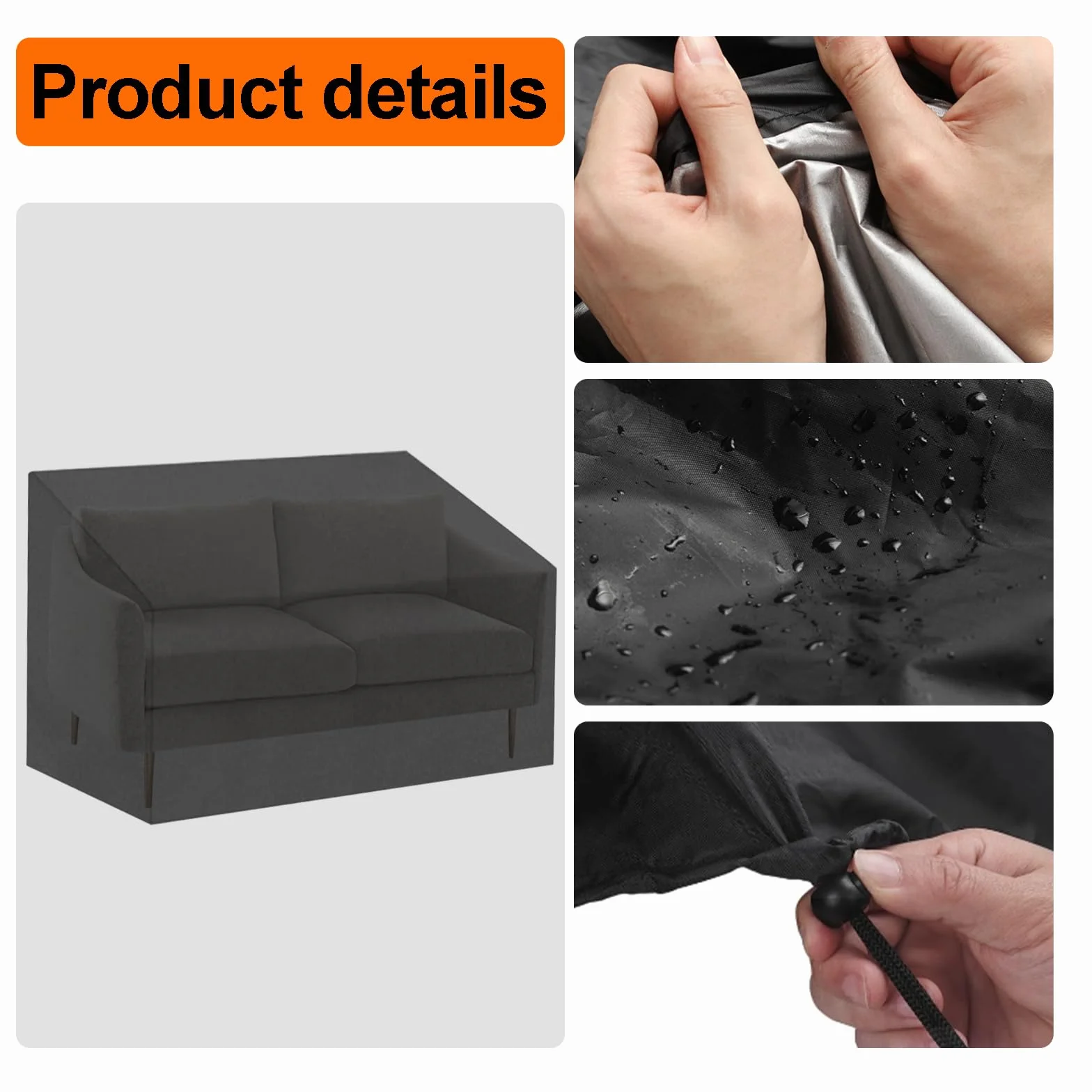 Housses de Palettes de Qualité Supérieure Protection pour Canapés de Jardin