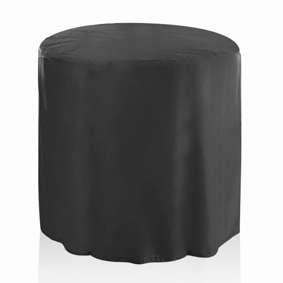 Housse de Protection Ronde Oxford pour Salon de Jardin, Imperméable et Résistance au Vent