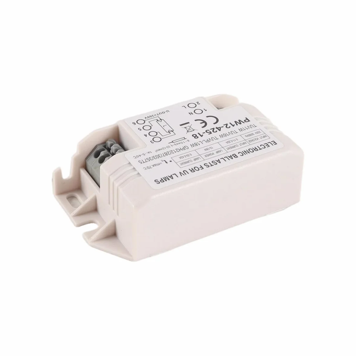 Huba Ballast électronique 4-18 W CA 220 V universel UV-C pour la purification de l'air