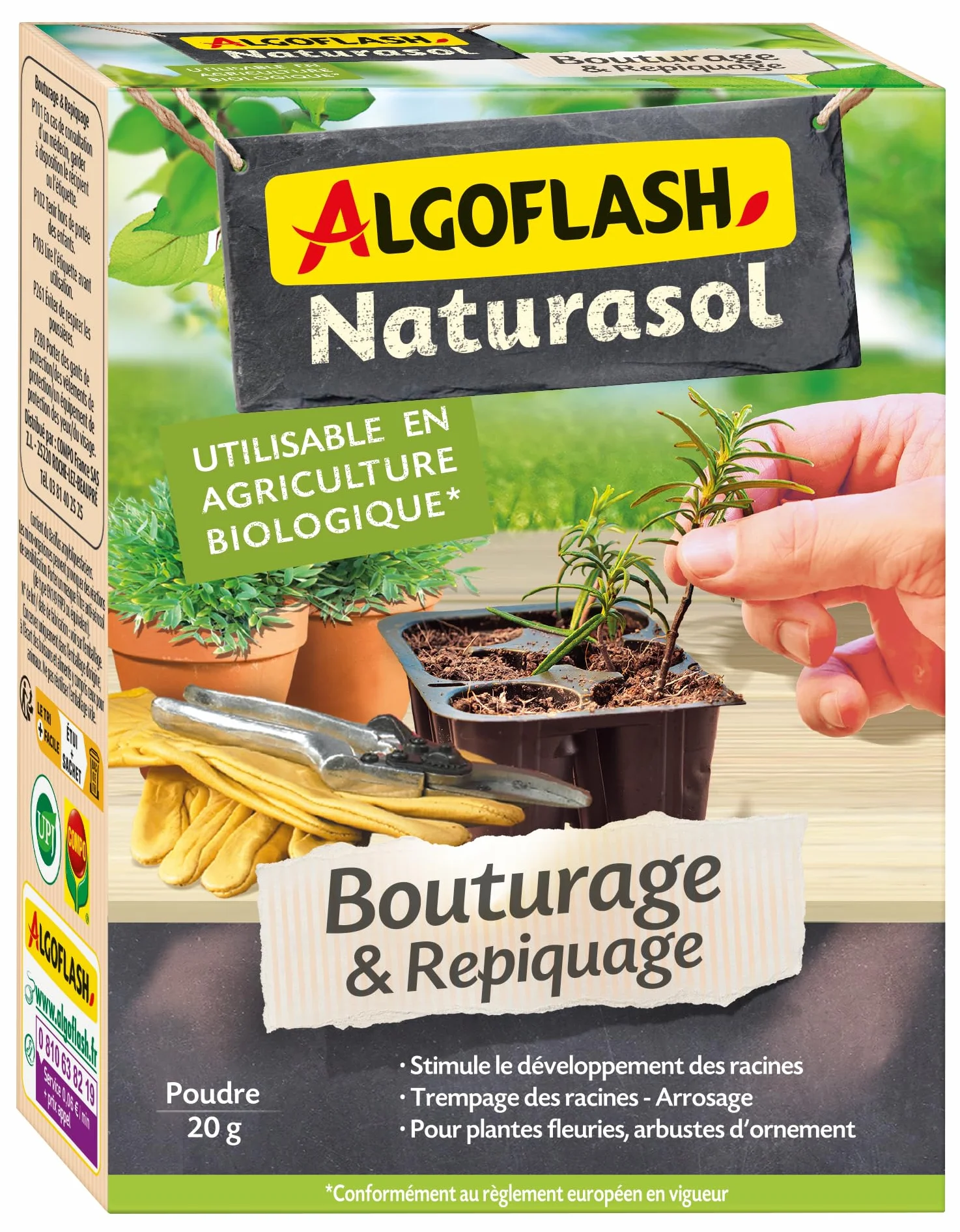 Algoflash Naturasol Poudre Bouturage & Repiquage 20 g