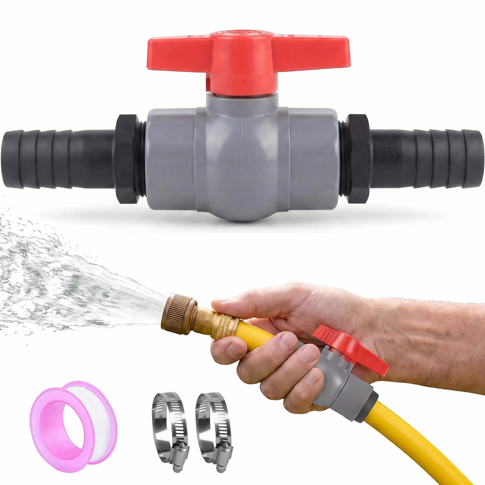 Robinet à Boisseau Sphérique 32 mm 1 Pouce Vanne d'Arrêt Filetage