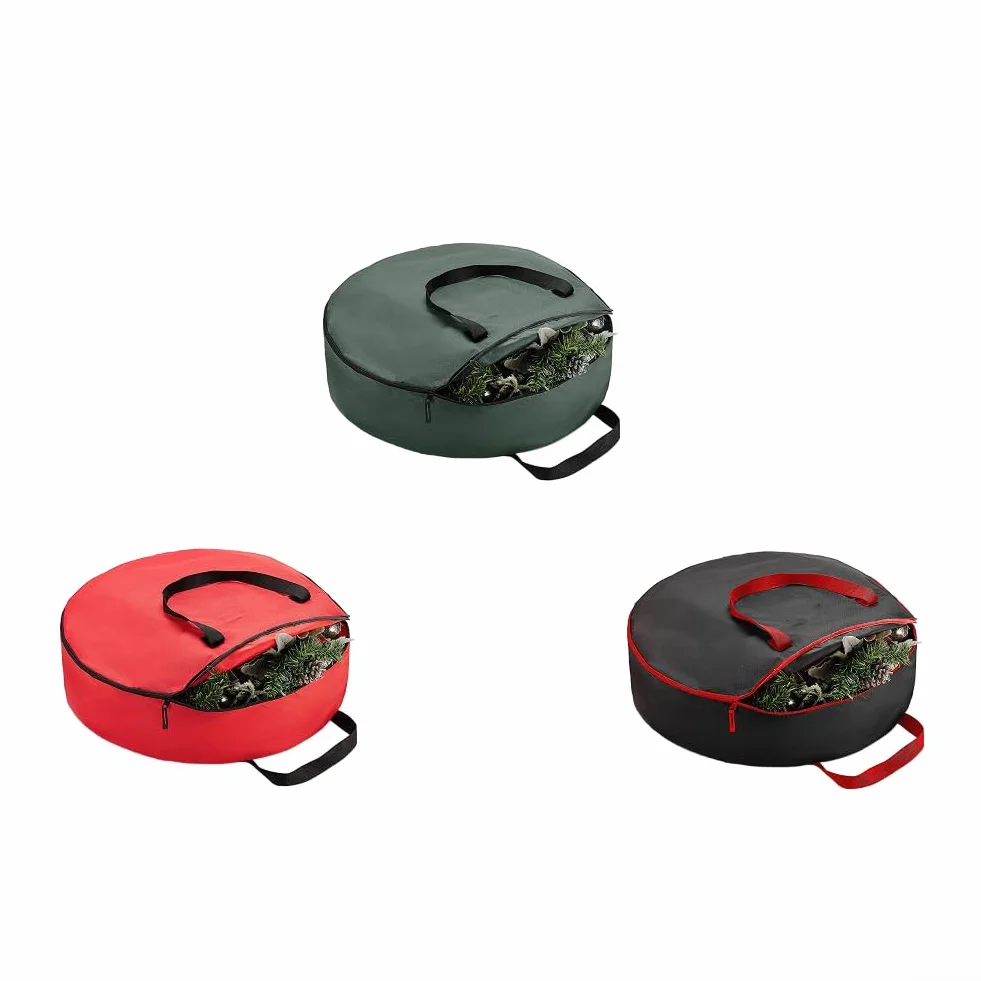 Sac de rangement de Noël étanche poussière pliable 76 cm vert