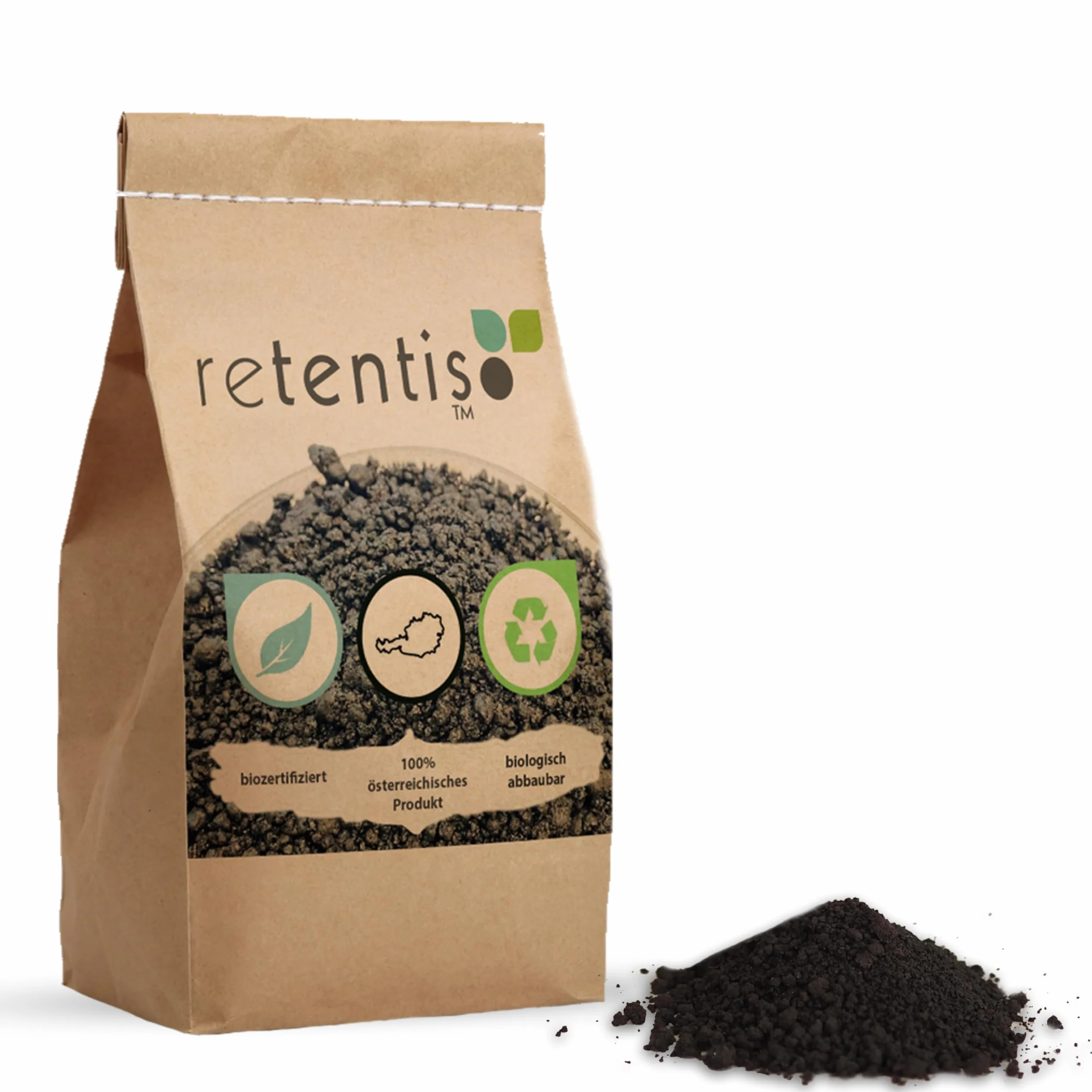 Hydrogel écologique en bois 750g pour 40L terre stockage d'eau anti-sécheresse