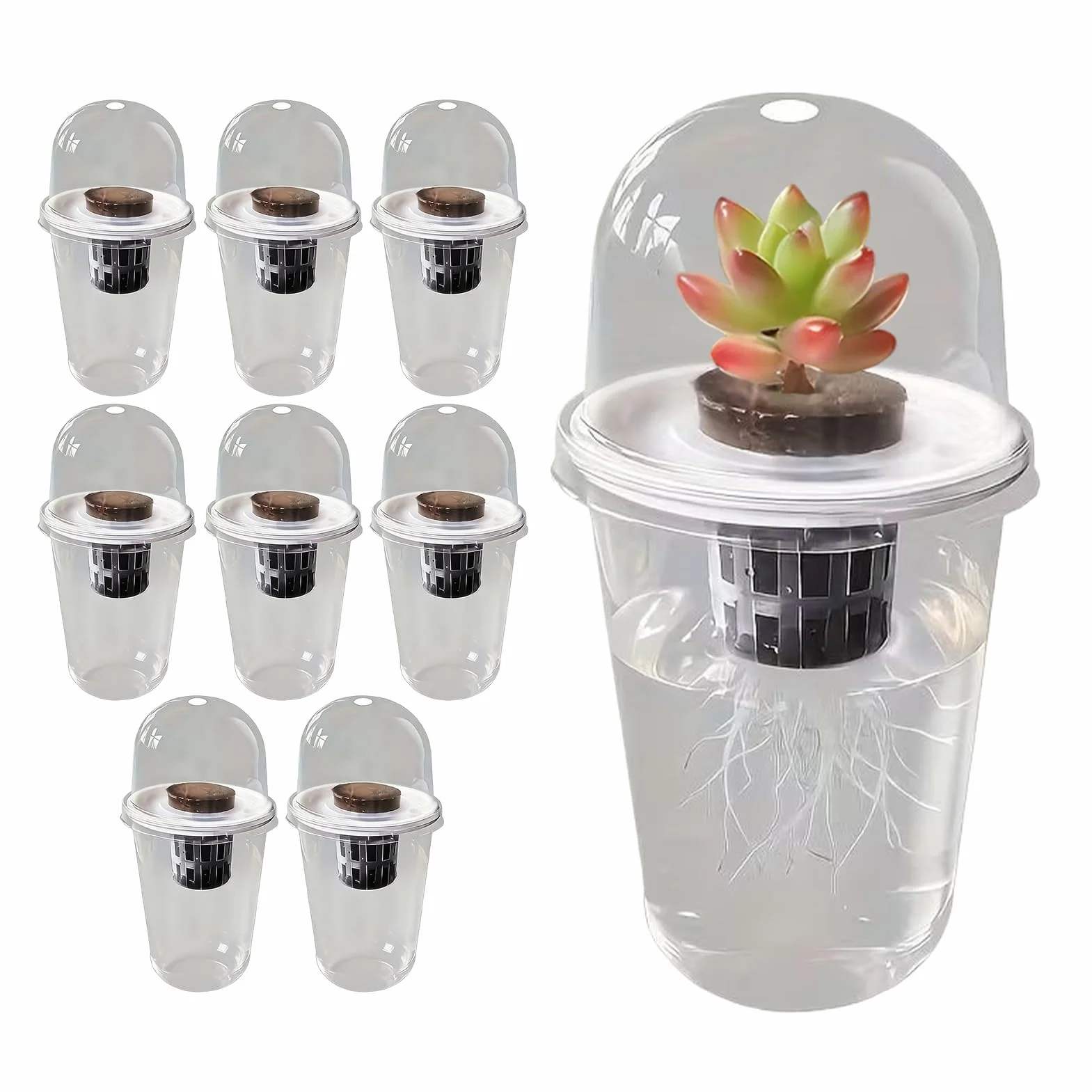 Pots de pépinière réutilisables pour fleurs hydroponiques, jardiniers, producteurs, agriculteurs