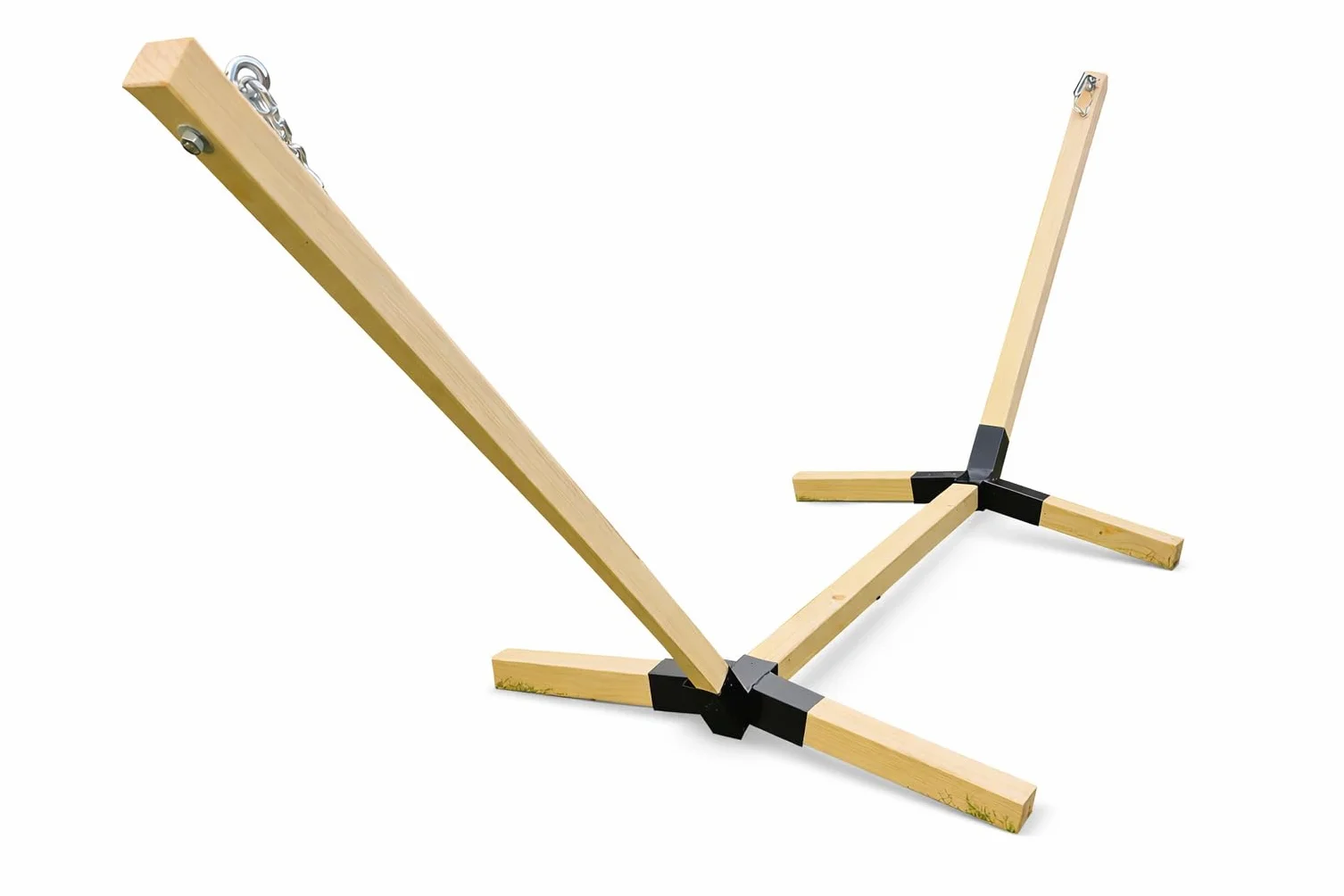 Hamac en bois non traité pliable réglable charge maximale 150 kg universel