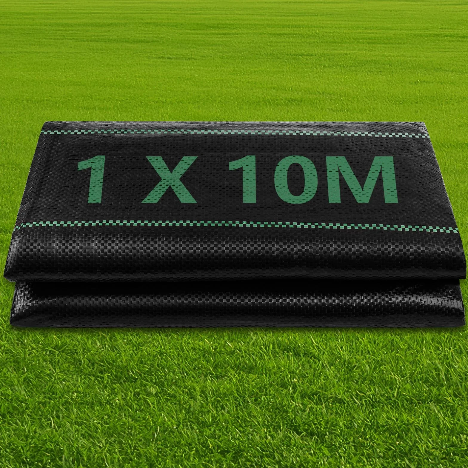 Toile de Paillage 10M Anti Mauvaises Herbes Jardin, Bache Geotextile Anti Racine