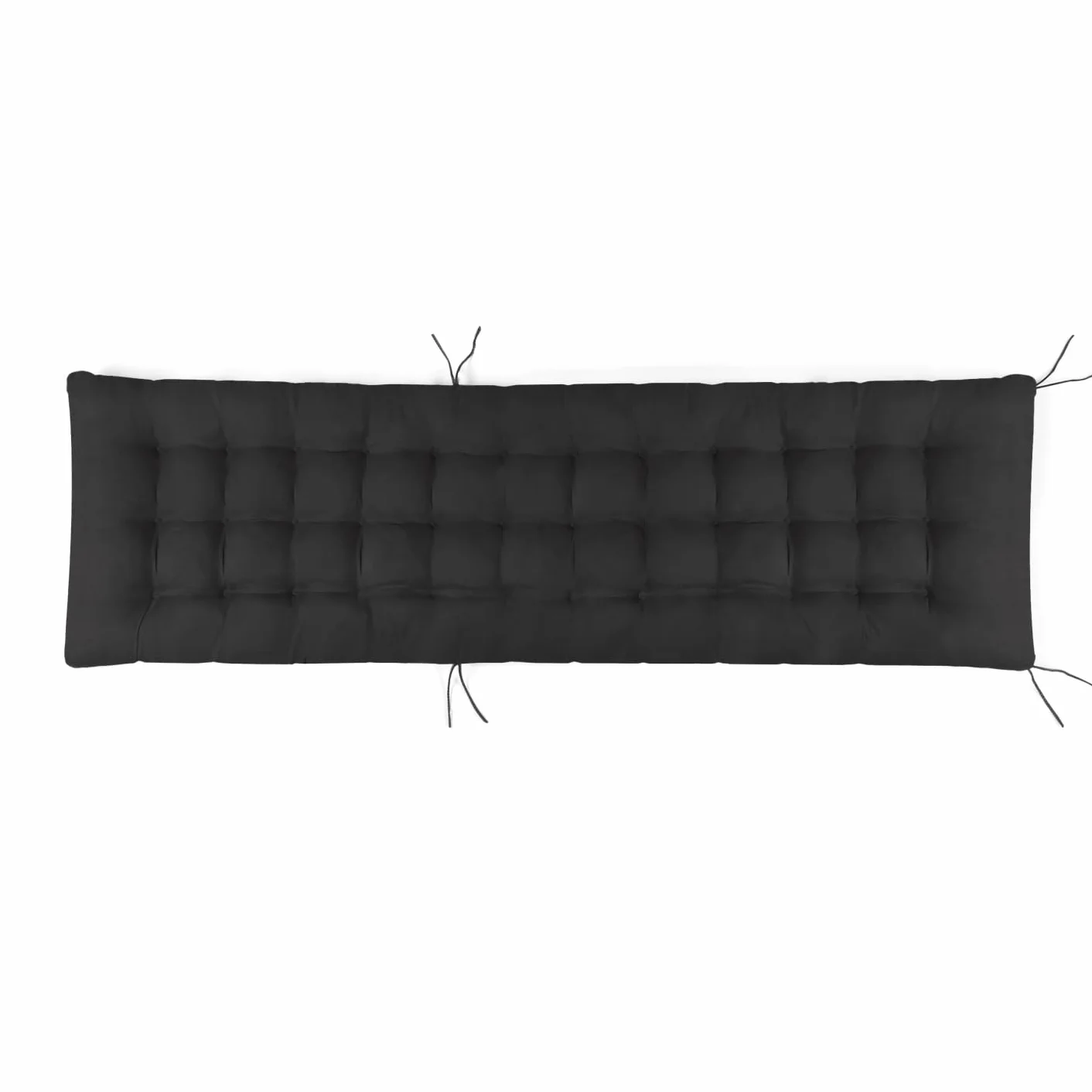 Lot de 2 Coussins Universel de Transat Adam 180 cm Noir
