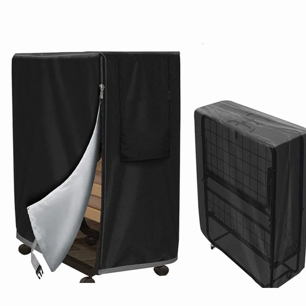 Housse de protection Oxford imperméable anti-poussière pour lit pliant canapé-lit fauteuil inclinable extérieur
